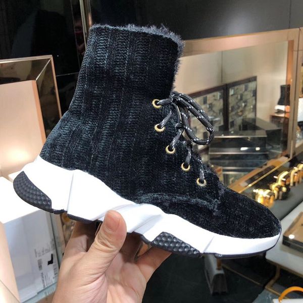 new triples brands designers men womens speed trainer slipon sneakers air with wool knit sock shoes women socks runing shoes ck002, Black
new triples brands designers men womens speed trainer slipon sneakers air with wool knit sock shoes women socks runing shoes ck002, Black