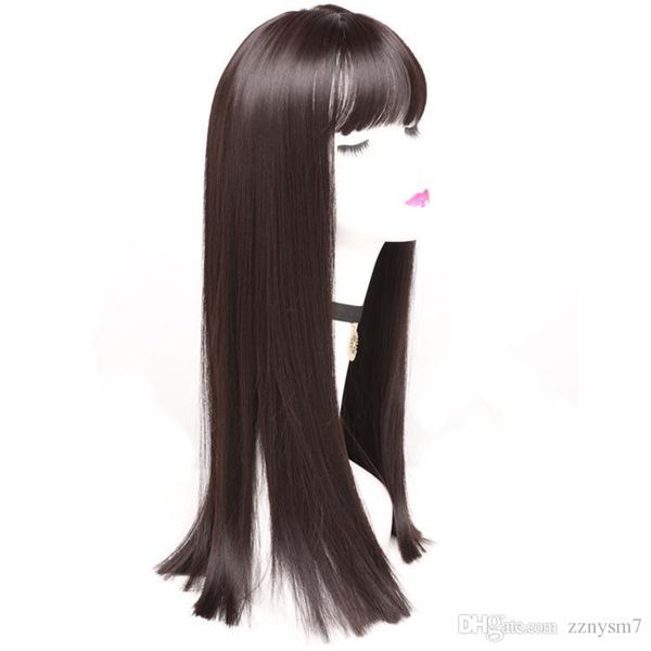 fashion ladies long straight hair wig ping women long straight hair one piece clips in hair +wig cap, Black
fashion ladies long straight hair wig ping women long straight hair one piece clips in hair +wig cap, Black