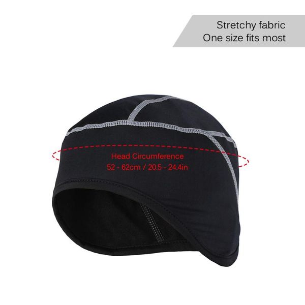 cycling caps & masks thermal fleece winter windproof beanie hat cap outdoor sports running skiing bike bicycle helmet liner, Black
cycling caps & masks thermal fleece winter windproof beanie hat cap outdoor sports running skiing bike bicycle helmet liner, Black