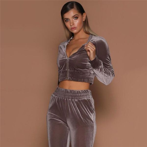 2018 осень keep warm сплошные с длинным рукавом zip толстовки толстовки вскользь костюмы женщин pleuche топ и брюки 2 шт комплект, Gray
2018 осень keep warm сплошные с длинным рукавом zip толстовки толстовки вскользь костюмы женщин pleuche топ и брюки 2 шт комплект, Gray