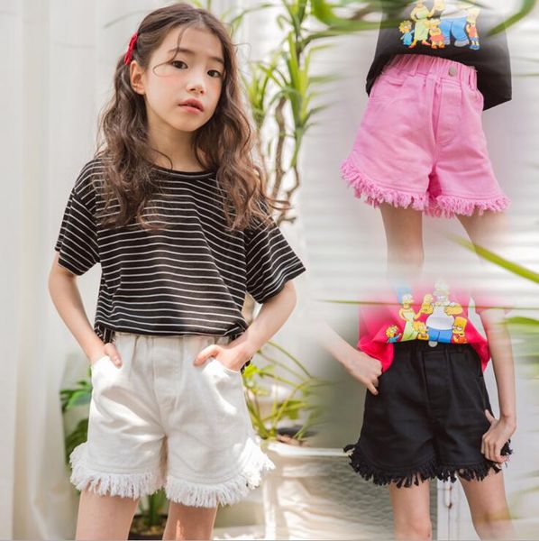 2020 new girls tassel shorts summer cotton fashion girls shorts 6-11 years hv506, Black
2020 new girls tassel shorts summer cotton fashion girls shorts 6-11 years hv506, Black