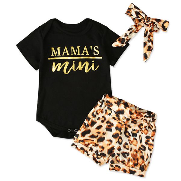baby girls clothing sets rompers leopard headband letter print button newborn infant jumpsuit playsuit summer three-piece, White
baby girls clothing sets rompers leopard headband letter print button newborn infant jumpsuit playsuit summer three-piece, White