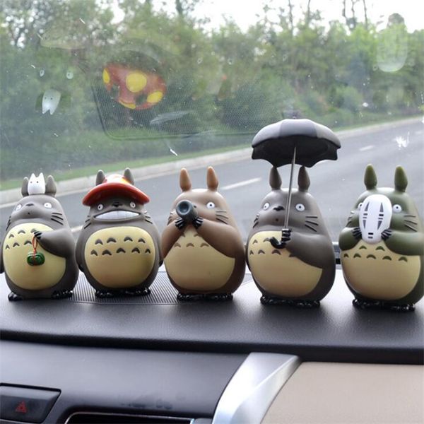 6 Designs 5 Inch My Neighbor Totoro Action Figures Toys Miyazaki Hayao Model Toys Pvc Car Decoration Doll With Retail Box Ala552