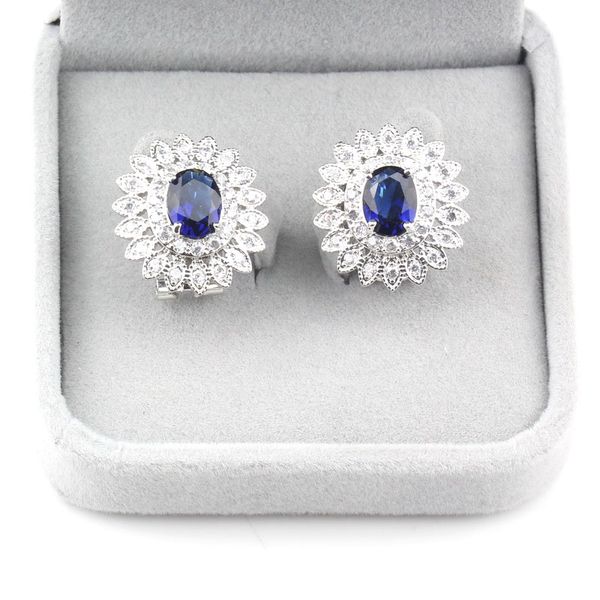 noblest young fashion women clip earring big flower austrian crystal blue cubic zirconia silver jewelry accessories
noblest young fashion women clip earring big flower austrian crystal blue cubic zirconia silver jewelry accessories