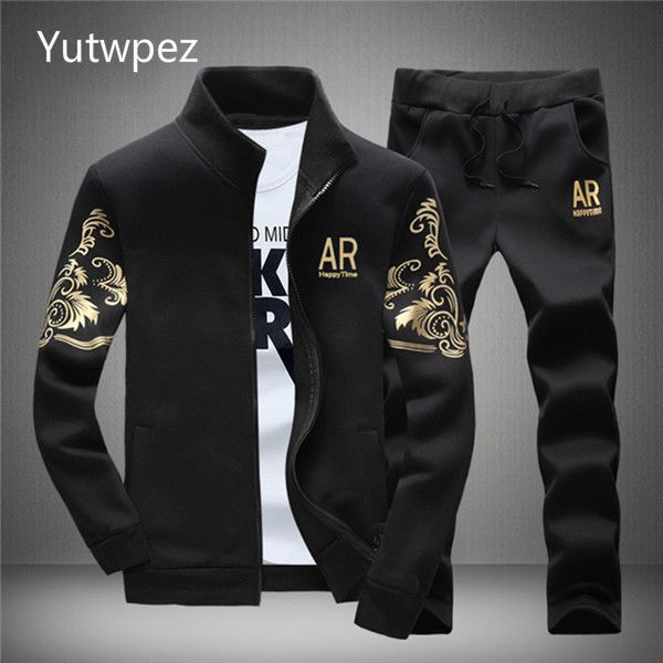men's tracksuits men tracksuit outerwear hoodie set 2 pieces autumn sporting track suit male fitness stand collar sweatshirts jacket +, Gray
men's tracksuits men tracksuit outerwear hoodie set 2 pieces autumn sporting track suit male fitness stand collar sweatshirts jacket +, Gray