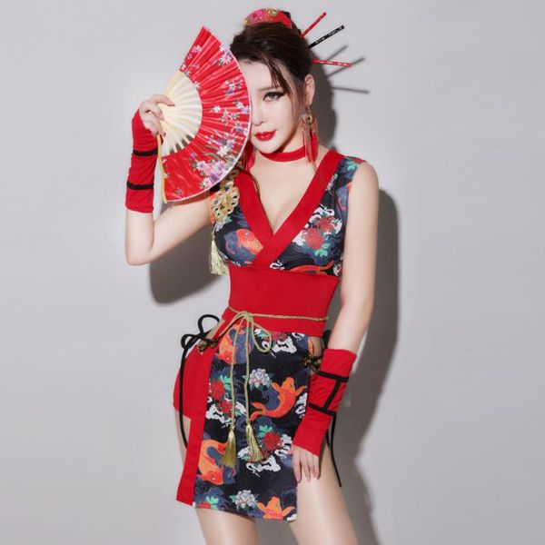 catwalk costume bar ds costumes retro style cheongsam dj female singer performance clothing cosplay p service s m l, Black;red
catwalk costume bar ds costumes retro style cheongsam dj female singer performance clothing cosplay p service s m l, Black;red