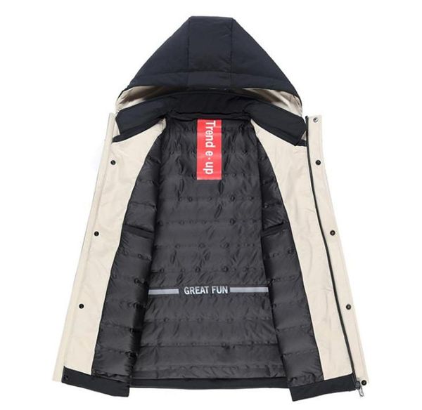 mens designer jacket winter fashion cool-proof thickened warm down jacket mens casual solid color hooded coat, Black;brown
mens designer jacket winter fashion cool-proof thickened warm down jacket mens casual solid color hooded coat, Black;brown