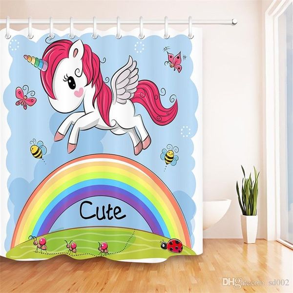 rainbow unicorn polyester fiber window curtains digital printing waterproof cloth bathroom sets shower curtain mildew proof 29szb1
rainbow unicorn polyester fiber window curtains digital printing waterproof cloth bathroom sets shower curtain mildew proof 29szb1