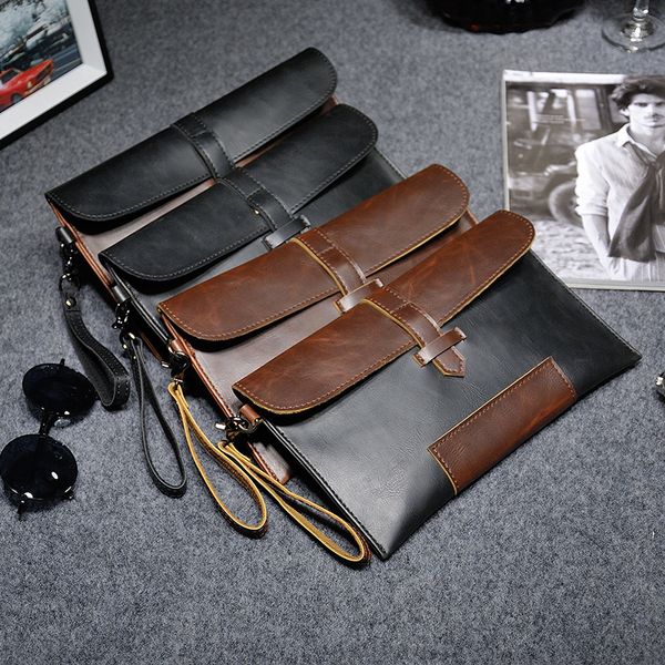 new men's handbags retro casual men's hand bag personality design hand clutch crazy horse skin mobile phone bag
new men's handbags retro casual men's hand bag personality design hand clutch crazy horse skin mobile phone bag