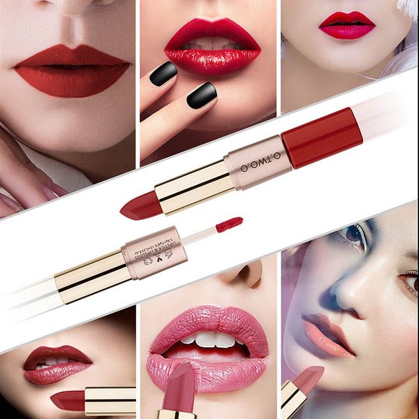 o 2 in 1 velvet matte lipstick & lipgloss makeup cosmetics set long-lasting waterproof lip gloss rouge kit 12colors
o 2 in 1 velvet matte lipstick & lipgloss makeup cosmetics set long-lasting waterproof lip gloss rouge kit 12colors