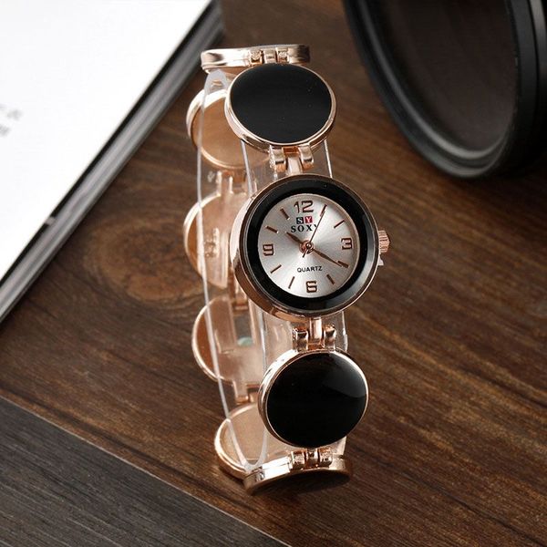 round bracelet watch ladies wrist watch novel high hardness glass mirror stainless steel casual alloy strap quartz, Slivery;brown
round bracelet watch ladies wrist watch novel high hardness glass mirror stainless steel casual alloy strap quartz, Slivery;brown