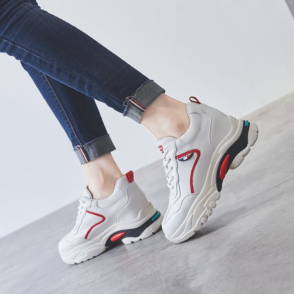 women fashion sneakers platform thick sole ladies casual shoes lace-up high-sneakers walking shoes for spring and summer, Black
women fashion sneakers platform thick sole ladies casual shoes lace-up high-sneakers walking shoes for spring and summer, Black