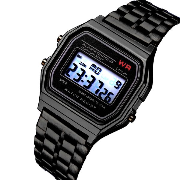 multifunction led 2019 rectangle digital dial steel linked strap wrist watch, Slivery;brown
multifunction led 2019 rectangle digital dial steel linked strap wrist watch, Slivery;brown