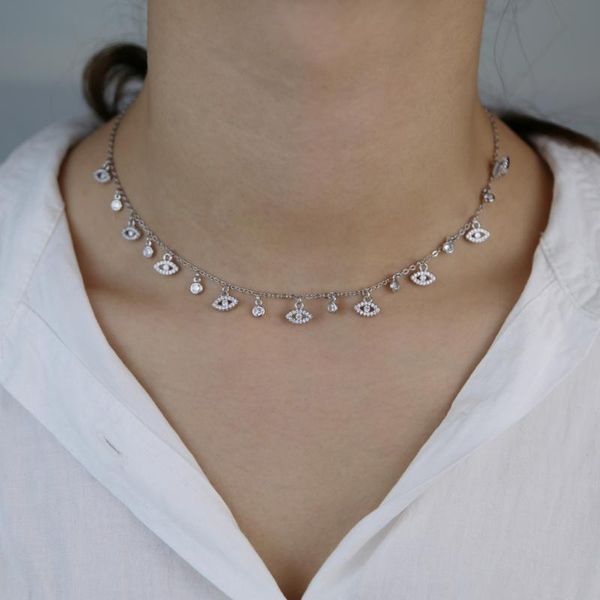 new arrived gold color eye dot charm choker necklace for women charming chain chocker handmade party jewelry wholesale collares, Golden;silver
new arrived gold color eye dot charm choker necklace for women charming chain chocker handmade party jewelry wholesale collares, Golden;silver