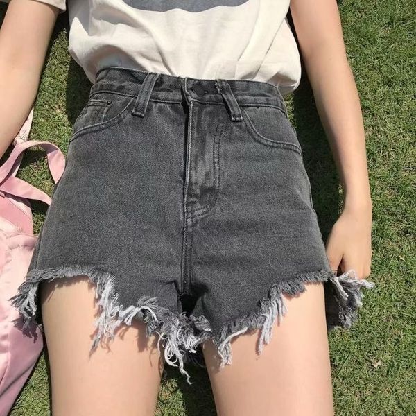 summer new style versatile students denim shorts women's high-waisted loose-fit plus-sized size furry-trim a- line shorts, Blue
summer new style versatile students denim shorts women's high-waisted loose-fit plus-sized size furry-trim a- line shorts, Blue