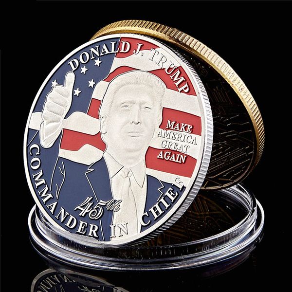 commemorative coin craft donald trump 45th president make america great again commander in chief silver plated medal
commemorative coin craft donald trump 45th president make america great again commander in chief silver plated medal