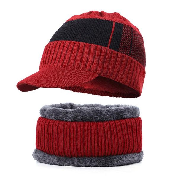 men winter warm hat knit visor fleece lined cap soft breathable with scarf loops set -mx8, Blue;gray
men winter warm hat knit visor fleece lined cap soft breathable with scarf loops set -mx8, Blue;gray