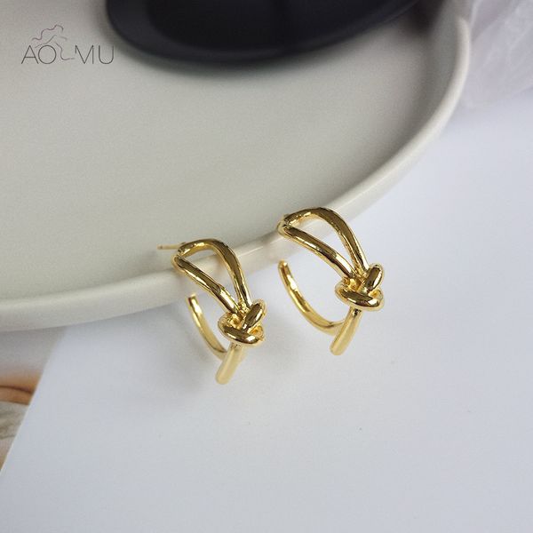aomu s925 silver pin double layer tie geometric c shape circle gold metal stud earrings for women girls party simple jewelry, Golden;silver
aomu s925 silver pin double layer tie geometric c shape circle gold metal stud earrings for women girls party simple jewelry, Golden;silver