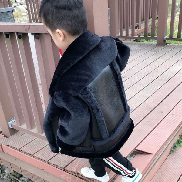 winter children jackets faux fur coat baby boys girls clothes pu patchwork thick warm outwear long sleeve overcoat, Blue;gray
winter children jackets faux fur coat baby boys girls clothes pu patchwork thick warm outwear long sleeve overcoat, Blue;gray