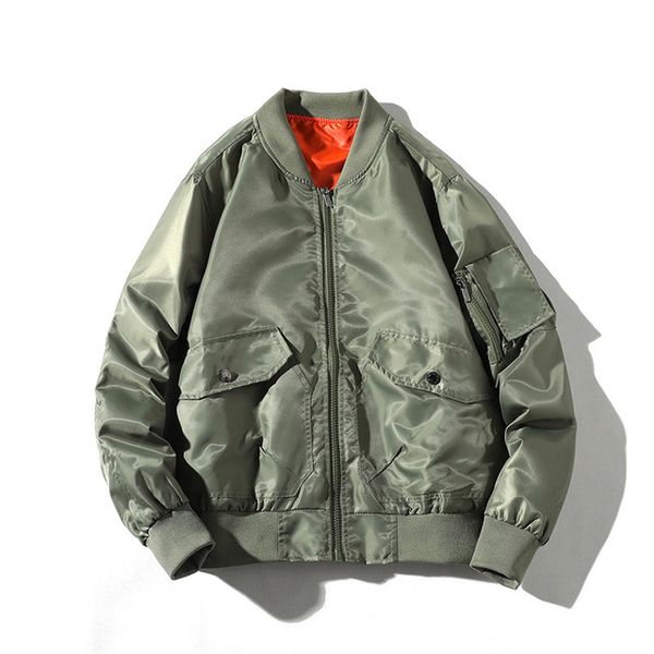 классический ma-1 flight jacket bomber jacket waterproof вскользь outwear уличная zipper coat solid colors 2020 весна осень мужские, Black;brown 
классический ma-1 flight jacket bomber jacket waterproof вскользь outwear уличная zipper coat solid colors 2020 весна осень мужские, Black;brown