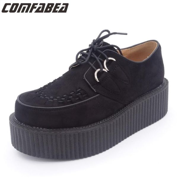 2020 spring autumn shoes woman classic black suede lace up punk goth platform shoes flats women harajuku creepers
2020 spring autumn shoes woman classic black suede lace up punk goth platform shoes flats women harajuku creepers