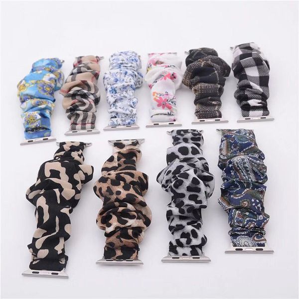 fashion leopard printing cloth wristband flower/scrunchie cloth fashion wrist band 38m 40mm 42mm 44mm for iwatch 4/3/2/1 10 colors 
fashion leopard printing cloth wristband flower/scrunchie cloth fashion wrist band 38m 40mm 42mm 44mm for iwatch 4/3/2/1 10 colors