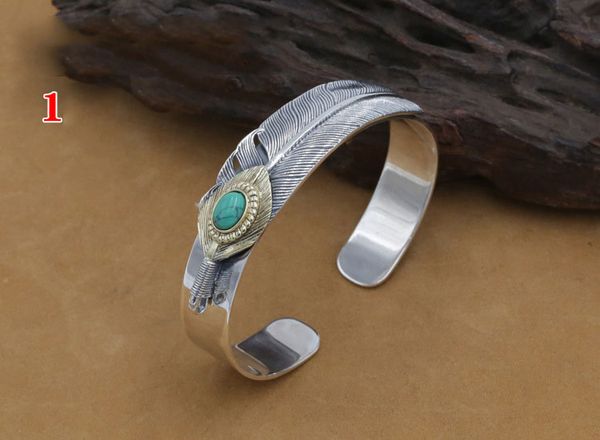 2020 new s925 sterling silver bracelet fashion romantic fine widened feather bracelet man and women men charm, Black
2020 new s925 sterling silver bracelet fashion romantic fine widened feather bracelet man and women men charm, Black