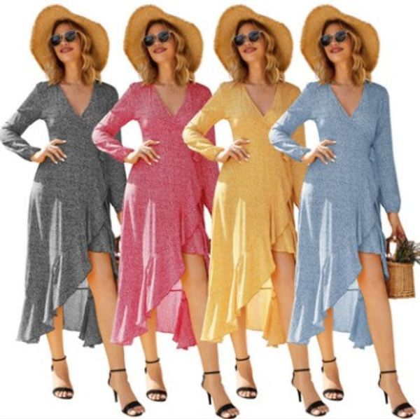 new spring women dress fashion print v-neck female boho beach dresses women summer long sleeved bandage irregular sundress vestidos, Black;gray
new spring women dress fashion print v-neck female boho beach dresses women summer long sleeved bandage irregular sundress vestidos, Black;gray