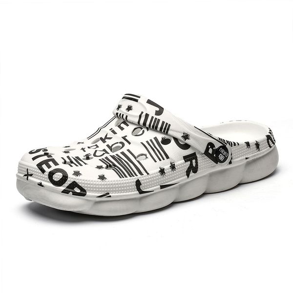closed-toe slippers men's non-slip porous shoes summer slipper couple's breathable beach shoes platform wear trendy eva, Black
closed-toe slippers men's non-slip porous shoes summer slipper couple's breathable beach shoes platform wear trendy eva, Black