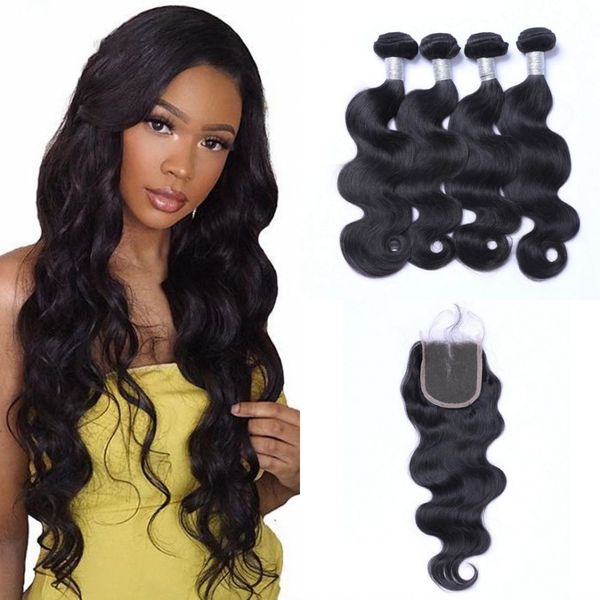body wave human hair bundles with closure double weft peruvian hair weave 4 bundles with lace closure, Black;brown
body wave human hair bundles with closure double weft peruvian hair weave 4 bundles with lace closure, Black;brown