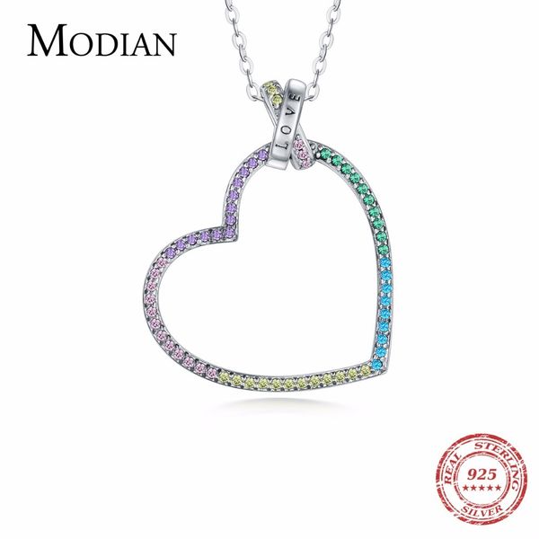 modian 925 sterling silver colorful cubic zirconia love pendants necklace for women fine jewelry fantastic heart necklace gift
modian 925 sterling silver colorful cubic zirconia love pendants necklace for women fine jewelry fantastic heart necklace gift