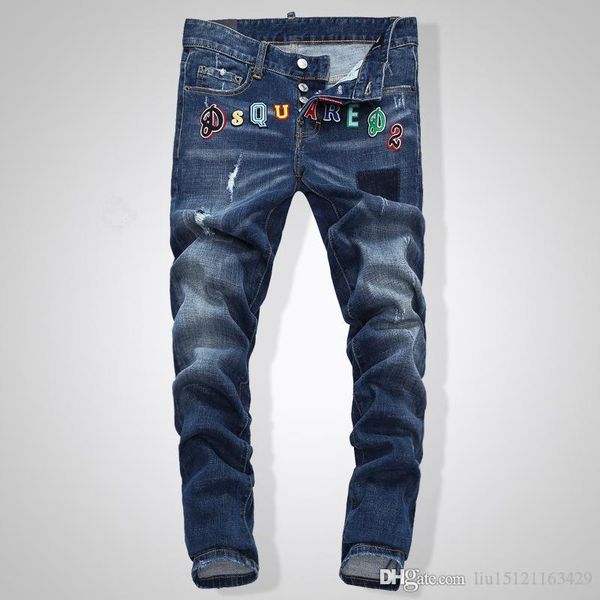2020 new mens skinny jeans casual slim biker jeans denim knee hole hiphop ripped pants washed size 28-38, Blue
2020 new mens skinny jeans casual slim biker jeans denim knee hole hiphop ripped pants washed size 28-38, Blue