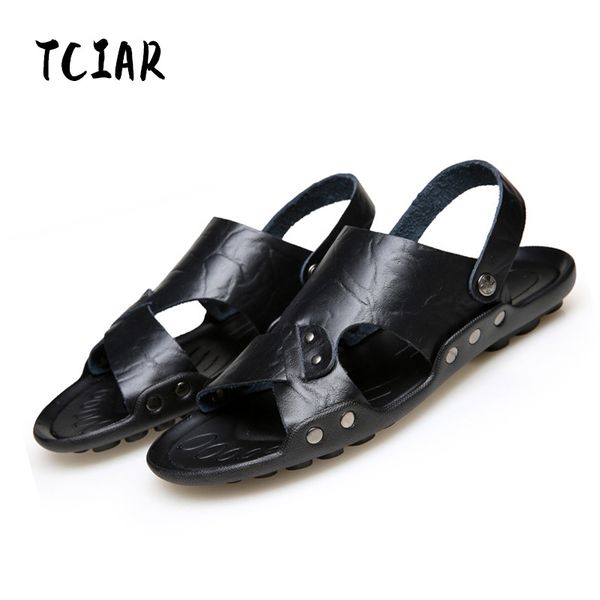 2018 summer men casual sandals split leather shoes comfortable beach shoes slip-on flip flops slippers big size 38-48 dr001, Black
2018 summer men casual sandals split leather shoes comfortable beach shoes slip-on flip flops slippers big size 38-48 dr001, Black
