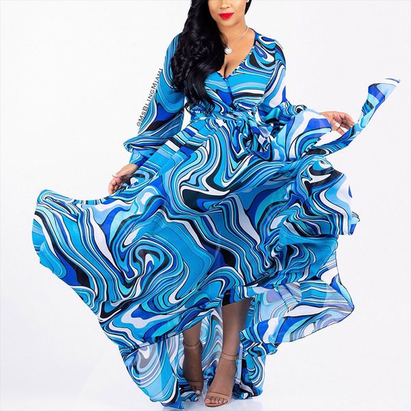 seluxu 2019 autumn plus size women dress floral print dress v-neck long sleeve women large size long, Black;gray
seluxu 2019 autumn plus size women dress floral print dress v-neck long sleeve women large size long, Black;gray