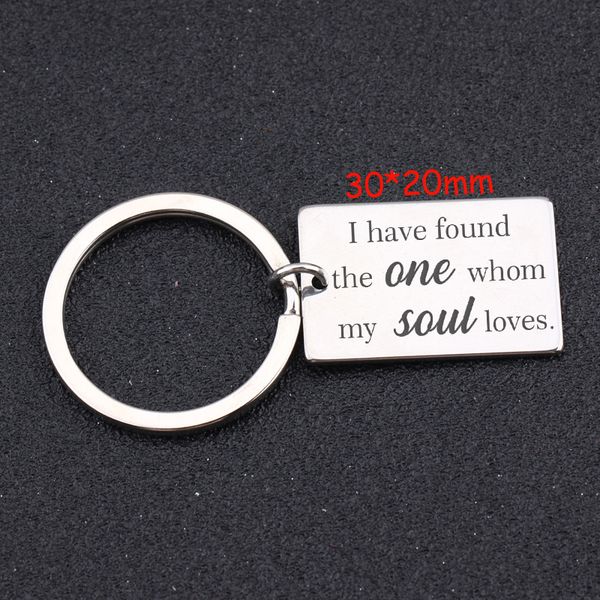love keychain i have found the one whom my soul loves square keyfobs for boyfriend girlfriend gift charm jewelry tag, Silver
love keychain i have found the one whom my soul loves square keyfobs for boyfriend girlfriend gift charm jewelry tag, Silver