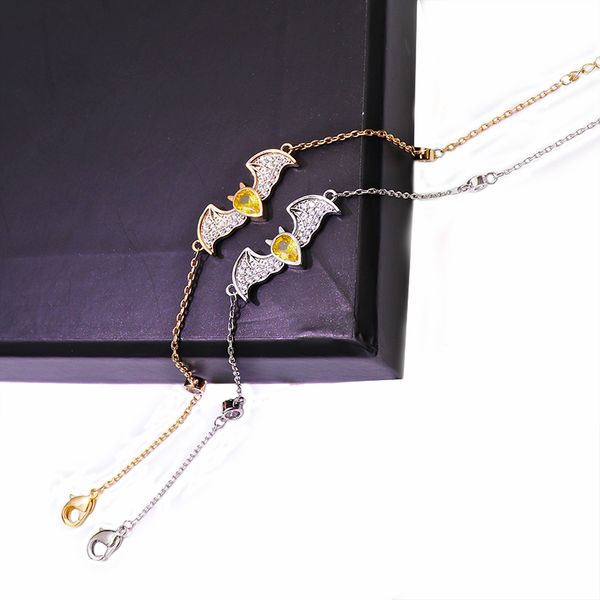 okily fashion women cz bat bracelet beautiful zircon hand chain charm bugbat for lady family halloween jewelry gift, Black
okily fashion women cz bat bracelet beautiful zircon hand chain charm bugbat for lady family halloween jewelry gift, Black
