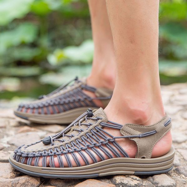 2019 weaving design men summer fashion sandals size 38-46 quality comfortable male breathable casual shoes beach water sandals, Black
2019 weaving design men summer fashion sandals size 38-46 quality comfortable male breathable casual shoes beach water sandals, Black