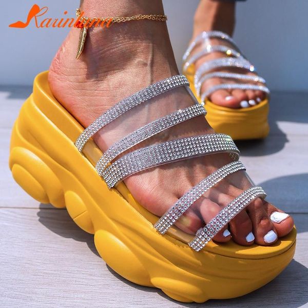 karin women's ins pvc crystals flat platform leisure summer sandal shoes comfortable slippers female, Black
karin women's ins pvc crystals flat platform leisure summer sandal shoes comfortable slippers female, Black