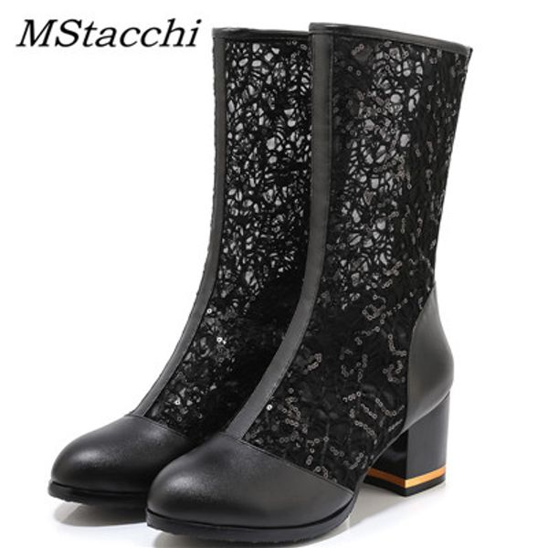 mstacchi fashion spring hollow out mid-calf boots women zipper thick heel lace short boots round toe footwear party shoes woman, Black
mstacchi fashion spring hollow out mid-calf boots women zipper thick heel lace short boots round toe footwear party shoes woman, Black