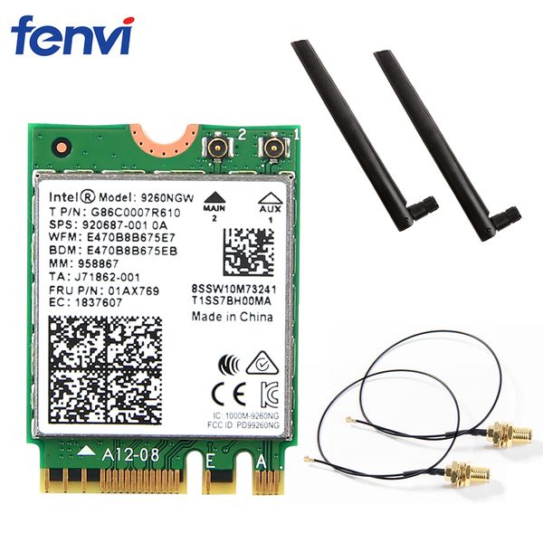 1.73 гбит / с двухдиапазонный беспроводной-ac для процессоров intel 9260 9260ngw основном карты wifi 2.4 ггц/5 ггц 802.11 ac и bluetooth 5.0
1.73 гбит / с двухдиапазонный беспроводной-ac для процессоров intel 9260 9260ngw основном карты wifi 2.4 ггц/5 ггц 802.11 ac и bluetooth 5.0