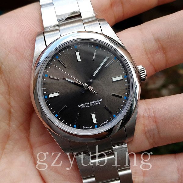 mens mens watch watches wristwatches perpetual new no date steel domed 114300 automatic mechanical movement, Slivery;brown
mens mens watch watches wristwatches perpetual new no date steel domed 114300 automatic mechanical movement, Slivery;brown