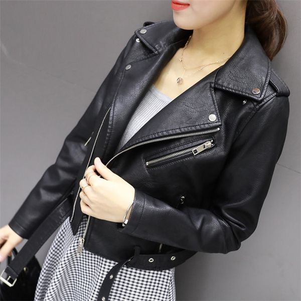 2019 autumn new short faux soft leather jacket women fashion zipper motorcycle pu leather jacket ladies basic street coat, Black;brown
2019 autumn new short faux soft leather jacket women fashion zipper motorcycle pu leather jacket ladies basic street coat, Black;brown