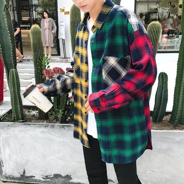 shirts men patchwork leisure pockets loose all-match korean style shirt mens single breasted hip hop ulzzang students clothing, White;black
shirts men patchwork leisure pockets loose all-match korean style shirt mens single breasted hip hop ulzzang students clothing, White;black