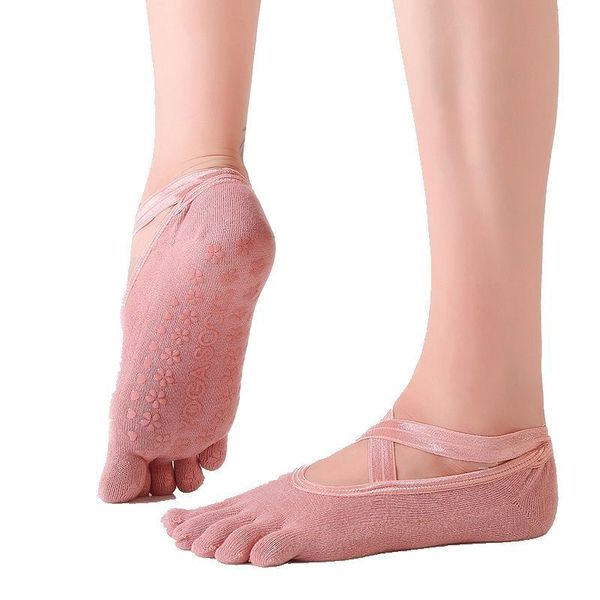 1 pair women anti slip bandage sports fingers full toe yoga socks ladies pilates ballet socks dance sock slippers, Black
1 pair women anti slip bandage sports fingers full toe yoga socks ladies pilates ballet socks dance sock slippers, Black