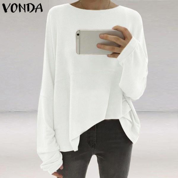 2019 vonda brand long sleeve maternity blouses casual o neck solid color vintage blusas loose beach party femme blusas, White
2019 vonda brand long sleeve maternity blouses casual o neck solid color vintage blusas loose beach party femme blusas, White