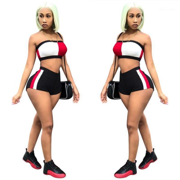 suits summer tracksuits clothing women luxury suits strapless shorts 2pcs designer, Gray
suits summer tracksuits clothing women luxury suits strapless shorts 2pcs designer, Gray