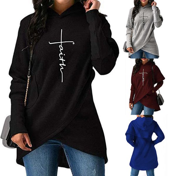faith letter print asymmetric hem fleece lining long sleeves casual loose pullover sweatshirts hooded fashion women hoodie, Black
faith letter print asymmetric hem fleece lining long sleeves casual loose pullover sweatshirts hooded fashion women hoodie, Black
