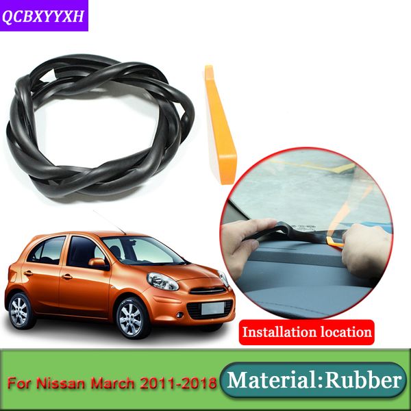 car-styling for march 2011-2018 anti-noise soundproof dustproof car dashboard windshield sealing strips auto accessories
car-styling for march 2011-2018 anti-noise soundproof dustproof car dashboard windshield sealing strips auto accessories