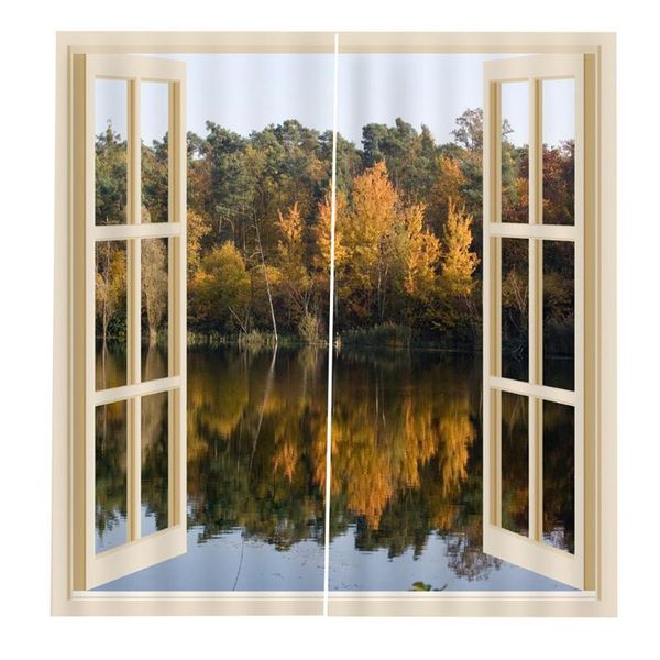 150*166 curtains for living room bedroom window curtains lake water printed balcony sun shading garden style
150*166 curtains for living room bedroom window curtains lake water printed balcony sun shading garden style