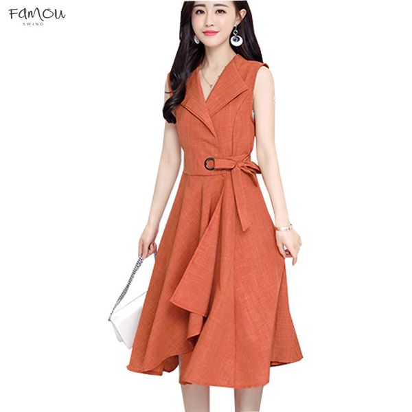 2019 New Fashion Summer Dress Sleeveless Work Ol Women Dress Casual Casual Dresses A-Lin V-Neck Elegant De Dress Vestidos Festa
2019 New Fashion Summer Dress Sleeveless Work Ol Women Dress Casual Casual Dresses A-Lin V-Neck Elegant De Dress Vestidos Festa